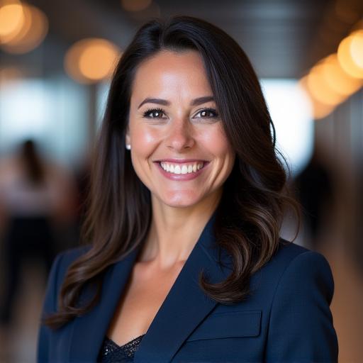 Professional headshot of Maria Rodriguez, Head of Sales at Screen Weaver